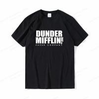 ราคา เสื้อยืดผู้ชายแบบแฟชันจาก Dunder Mifflin ทำจากผ้าฝ้าย (40219756172)