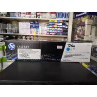 ราคา [[ลดล้างสต็อกจ้า!!!] ตลับหมึก TONER HP แท้ 126A C (CE311A) สีฟ้า (17518404988)