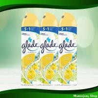 ราคา สเปรย์ปรับอากาศ กลิ่นเฟรชเลมอน เกลด 320 มล. (แพ็ค3กระป๋อง) Air Freshener Fresh Lemon Glade (23622950529)