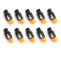 ราคา แจ็คต่อลำโพง Speakon 4 - POLE 4 Pin NL4FC เชื่อมต่อโอห์ม ปลั๊กลำโพง สายสัญญาณเสียงเสียบอะแดปเตอร์ (จำนวน 2 - 10 ชิ้น) OR (27935822547)