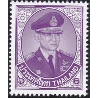 ราคา B1-10-5 แสตมป์ไทยยังไม่ได้ใช้ แสตมป์พระรูป ร.9 ชุดที่ 10 ดวงราคา 6 บาท ดวงเดี่ยว (ยังไม่ใช้) (13175180453)