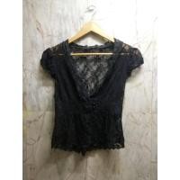 ราคา เสื้อคลุมผ้าลูกไม้​ สีดำ (25406861460)
