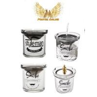 ราคา MO203 ที่เขี่ยบุหรี่แก้วทรงกลม ที่เขี่ยบุหรี่ความงามแบบหนา (56956850664)