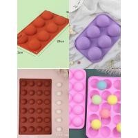ราคา HCM-SILICON MOLD 6,8,20,24 SEMIMOON ROUND, CHOCOLA ทรงกลมครึ่งวงกลม, ชานม TOPPING, MAKE BOMB CHOCOLATE (54901111803)