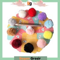 ราคา BG / / PS03 / Popsocket 3D Color Pompom Pop Socket Fur HP Accessories Soft Fluffy Stand (43904687596)