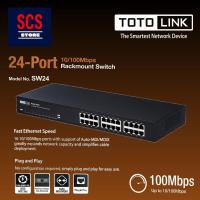 ราคา TOTOLINK SW24 24-Port 10/100Mbps Unmanaged Switch (22968956464)