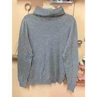 ราคา ส่งต่อ สภาพ 98% เสื้อสเวตเตอร์ไหมพรม ไม่คัน คอเต่ามีเชือกรูด แบรนด์ H&M ของแท้ ไม่หนาไม่บาง สีเทา แขนยาว กันหนาว มือสอง (52510367025)