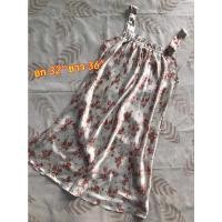 ราคา ชุดนอนผ้าซาติน งานมือ 2 สีขาวลายดอกไม้ (19616108203)