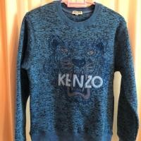 ราคา เสื้อแขนยาว สีฟ้า ยี่ห้อ Kenzo ของแท้ (793663727)