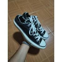 ราคา Converse All Star สีดำ ไซร้ 37.5/24 มือสองของแท้ (47251429392)