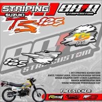 ราคา สติ๊กเกอร์ SUZUKI TS 125 STRIPING - SUZUKI TS 125 PREMIUM ABSTRACT STRIPING 04 (45609056153)