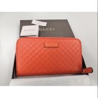 ราคา GUCCI Microguccissima Zip-Around Wallet แท้ ขนาด >> 7.5" (L) × 4.25” (H) ราคา 16, 900.- สีส้ม (3106602985)
