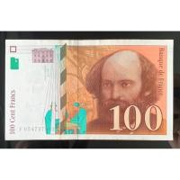 ราคา ธนบัตรรุ่นเก่าของประเทศฝรั่งเศส ชนิด100Francs ปี1998 (40704456654)