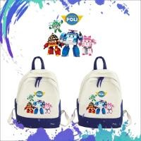 ราคา MJB PREMIUM QUALITY กระเป๋าเป้นักเรียนประถมชาย ROBOCAR POLI Fashion Series A1 Character (42252702295)