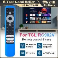 ราคา ️จัดส่งในวันเดียวกัน RC902V FMR1 Voice Remote Control สําหรับ TCL 8K Qled Smart TV Voice Remoto 50P725G 55C728 75C728 X925PRO 65X925 IFFALCON 75H720V-RC902T-CR6 (28471015207)