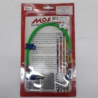 ราคา สายถักเบรค ( หลัง ) ( MORIN ) ยาว14นิ้ว หัว90 สีเขียว (6978589123)