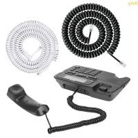 ราคา RJ9 4P4C Telephone Handset Cord Coiled Fix Landline Phone Wire Clear Calls (50957836952)