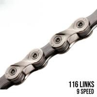 ราคา KMC X9 116link โซ่จักรยาน 9 สปีด โซ่จักรยานพับ MTB จักรยานเสือหมอบ 9 สปีด (49707392892)