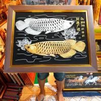ราคา กรอบรูป กรอบรูปปลามังกร ภาพปลามังกร ภาพมงคล ปลามังกร มอบเป็นของขวัญ แต่งร้าน ที่ระลึก งานขึ้นบ้านใหม่ เปิดร้านใหม่ (23766843729)