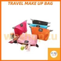 ราคา Travel Make Up Bag Pouch Coin Zip Lady Dompet Makeup Colourful Mini Beg Wallet Travel Women (54460346803)