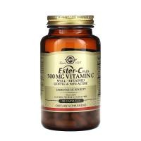 ราคา exp 10/2027 เม็ดแคปซูล Solgar® Ester-C® Plus 500 mg Vitamin C 90 เม็ดแคปซูล (25714501885)