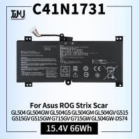 ราคา C41n1731 laptop battery replacement for Asus ROG Strix scar II gl504 gl504gw gl504gs gl504gm gl504gv g515 g515gv g515gw (56709342709)