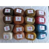 ราคา ฝ้ายปักผ้า เส้นด้ายฝ้าย ด้ายย้อมสีธรรมชาติ (27574732856)