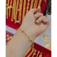 ราคา สร้อยข้อมืองานครึ่งสลึง (18734792644)