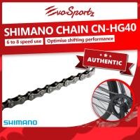 ราคา โซ่ Shimano CN-HG40 6/7/8 Speed Bike Chain แท้ โซ่จักรยาน Shimano 6 ถึง 8 สปีด (44058044329)