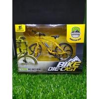 ราคา (ของแท้) โมเดลจักรยาน เสือภูเขา DIECAST 1:10 BICYCLE MODEL TOYS FOLDING MTB MOUNTAIN BIKE REPLICA (4919738481)