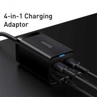 ราคา ▥ Baseus 4-In-1 65W Desktop สําหรับแล็ปท็อปแท็บเล็ต Fast สําหรับ Samsung S24 Xiaomi Redmi Iphon (44315120974)