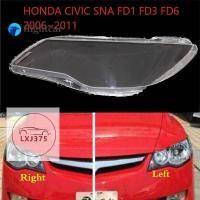 ราคา (FT) ฝาครอบเลนส์ไฟหน้า แบบใส สําหรับ HONDA CIVIC FD SNA FD1 FD3 FD6 2006~2009 (19143145760)