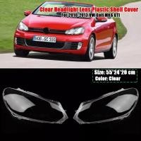ราคา หัวไฟสําหรับ Volkswagen VW Golf 6 MK6 GTI R 2010-2014 โปร่งใสไฟหน้าเลนส์ Shell แก้ว Lampcover (57458423779)