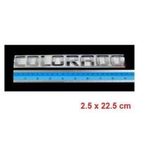 ราคา COLORADO โคโลราโด้ LOGO แผ่นป้ายติดข้างรถ เชฟโรเลต โคโลราโด้ สีชุบโครเมี่ยม CHEVROLET โลโก้ แผ่นป้าย ป้าย ชื่อ ป้ายชื่อ (25892436735)