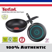 ราคา Tefal ทีฟาล์ว กระทะทรงลึก 24 ซม Cook Clean รุ่น B2250495