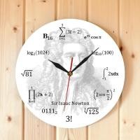 ราคา นาฬิกาแขวน Physicist Formula British Astronomist Education Scientententist Mathematician Newton Jazz Wall Watch Art NOSH (40930773908)