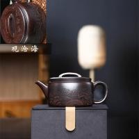 ราคา Guancanghai Han Dynastyกระเบื้องกาน้ำชาYixing Bigปากชิ้นกระเบื้องทองแดงโบราณโคลนทำด้วยมือชุดกาน้ำชา (25133443386)