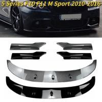 ราคา For BMW 5 Series F10 F11 M Sport 535i 528i M550d xDrive M Sport 2010-2016 Front Bumpers Lips Spoile (40528762795)