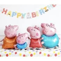 ราคา ลูกโป่ง peppa pig ลูกโป่งการ์ตูน ลูกโป่งวันเกิด พร้อมส่ง (15538410515)