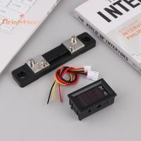 ราคา [BT-t] โวลต์มิเตอร์แบบดิจิตอลแอมมิเตอร์ 0-100V 50A Amp Volt Volt Volt Volt Volt Voltage Current Meter Detector Tester 0.28 "Dual LED Display Gauge + Shunt ใหม่ (40300695099)
