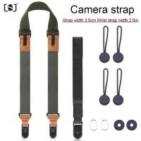 ราคา Universal Camera Strap Shoulder Neck Strap Belt for Canon Fuji Nikon Olympus Panasonic Pentax Sony Camera wrist strap (29919548708)