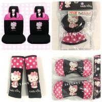 ราคา หุ้มหัวเบาะ/หุ้มเบาะ/หุ้มเบลท์/หมอนรองคอ คิตตี้#Kitty DS Kittyชมพูลายจุด ลิขสิทธิ์แท้ (5836926891)