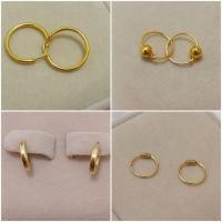 ราคา ต่างหูแหวน 1/2 กรัม* (49456818349)