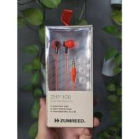ราคา หูฟัง ZUMREED ZHP-100 ของแท้ Canal Type Earphones สี Orange (6323364705)