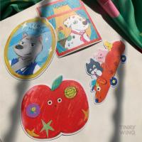 ราคา Big Sticker สติ๊กเกอร์ PVC ใส พิมพ์ทึบ สติ๊กเกอร์ชิ้นใหญ่ กันน้ำ น่ารัก (49703360499)
