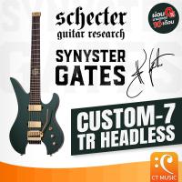 ราคา Schecter Synyster Gates Custom-7 TR Headless Electric Guitar กีตาร์ไฟฟ้า SynysterGates Custom7 กีต้าร์หัวตัด กีต้าร์ (27222955735)