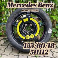 ราคา ล้ออะไหล่บางมือสองญี่ปุ่น 5 รู 112 ขอบ 18 ขนาดยาง 155/60/18 สำหรับ Mercedes Benz (26350929790)