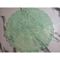 ราคา ผ้ารองจาน(Handmade)ถักโครเชต์ลายดอกไม้ใหญ่สีเขียวพาสเทลสำหรับตกแต่งบ้านส่ง,มือหนึ่งค่ะ (3003757070)