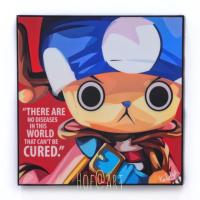 ราคา One piece วันพีช Chopper ช็อปเปอร์ อะนิเมะ รูปภาพ​ติด​ผนัง​ pop art แต่งบ้าน ของขวัญ กรอบรูป​ (7141169616)