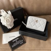ราคา New! Chanel Classic Caviar Zip Card Holder GHW Holo31 สีเทา อะไหล่ทองอ่อน (21003856616)